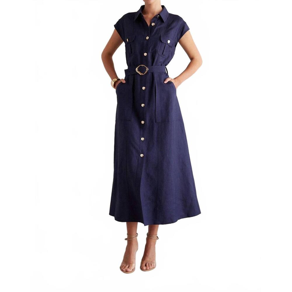 NEW JS71 helsa dress in navy